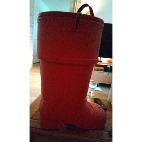 baril lessive Ariel botte rouge complet avec couvercle