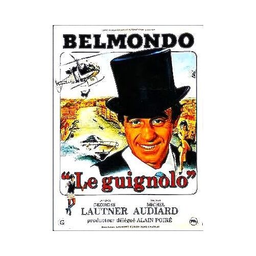 Le Guignolo De Georges Lautner - 1980 - Jean-Paul Belmondo - Affiche Cinéma Originale - 40 X 54 (Mod B) (Mascci)