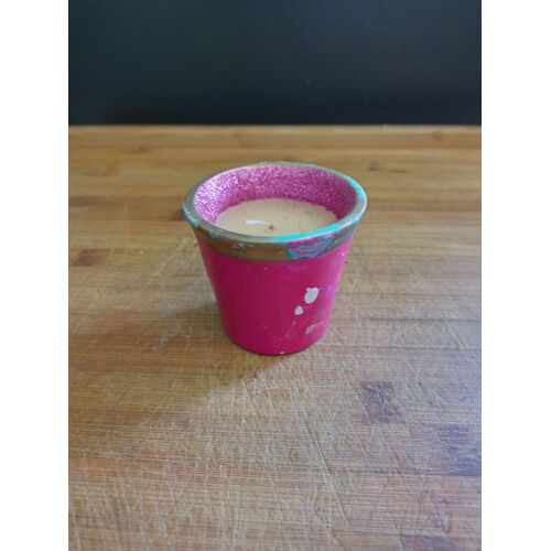 BOUGIE DANS UN PETIT POT