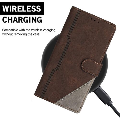CMJAAGUR-Coque Pour Samsung Galaxy Z Fold 3, Housse Etui Portefeuille Cuir Multifonction, Fermeture Magnétique À Clapet Anti-Choc [Fonction Support] Flip Case Compatible Avec Samsung Z Fold 3 (Ma[M1782]