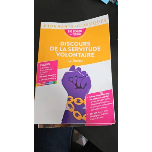 Discours De La Servitude Volontaire Étonnant Classiques