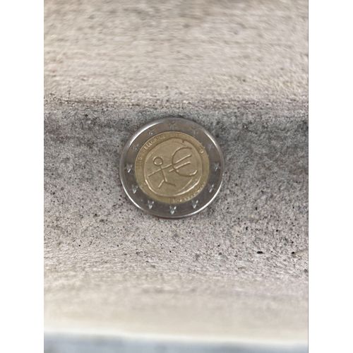 Pièce 2 Euros Rare Bonhomme Belgique Emu 1999 2009