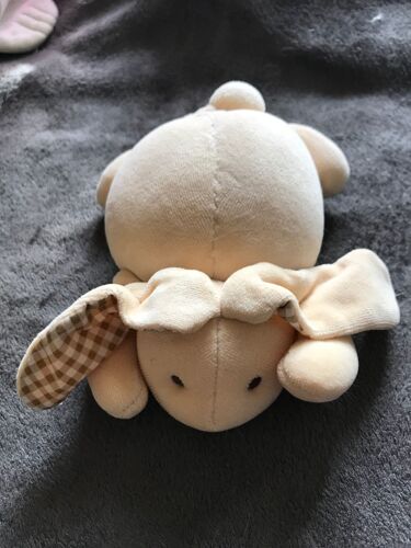 Doudou Mamas Et Papas Lapin Couché Jaune Musical
