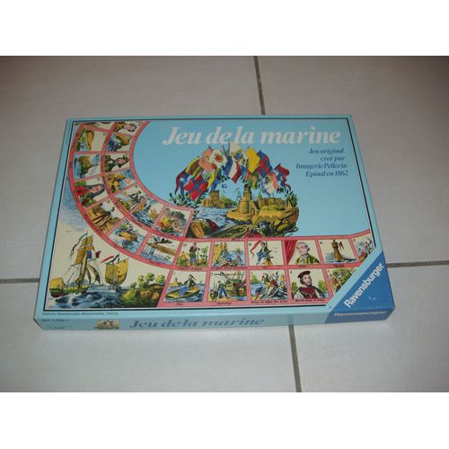 Ancien Jeu De La Marine Crée Par Imagerie D' Epinal En 1862