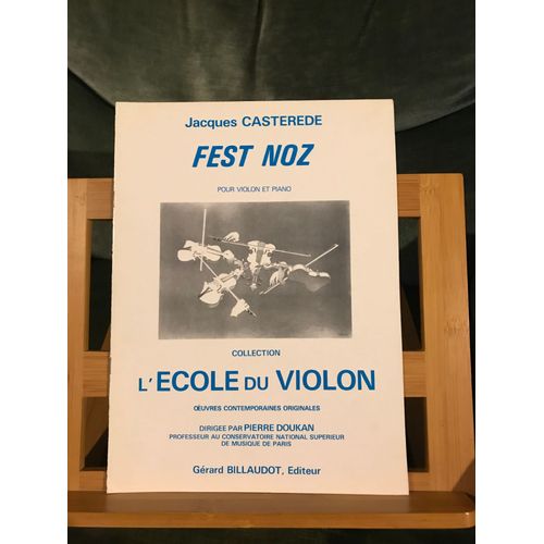 Jacques Casterede Fest Noz Pour Violon Et Piano Partition Éditions Billaudot