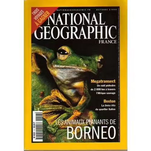 National Geographic France - Les Animaux Planants De Bornéo - Megatransect Un Raid Pédestre De 2000 Km À Travers L'Afrique Sauvage - Boston La Dolce Vita Du Quartier Italien