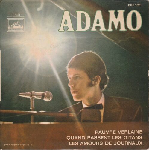 Adamo: Pauvre Verlaine 45t 17cm Vinyl Ep
