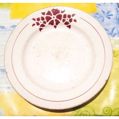Plat Mi-Creux - " Faïencerie Du Rhône - Labrut Frères " - Série " Enghein " - 29 Cm De Diamètre
