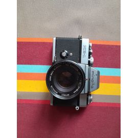Minolta xe1, appareil photo argentique. Objectif 50mm 1,7. Possibilité avec d'autres Objectifs. Très bel appareil des années 75.80. Possède un obturateur à rideaux titane fruit de la coopération Leica