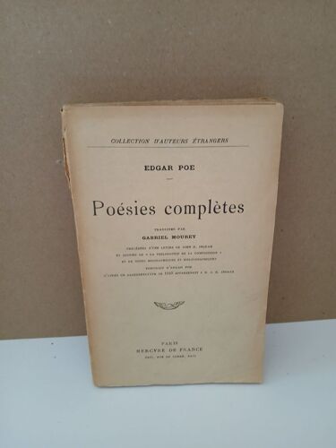 Edgar Poe. Poésies Complètes 1953