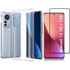 Coque Silicone Transparente Angles Renforces + Verre Trempe Pour Xiaomi 12 / 12x Little Boutik®