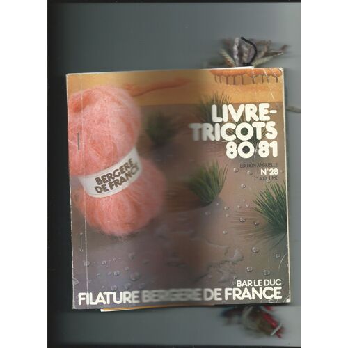 Catalogue Livre-Tricots Bar Le Duc Filature Bergère De France 1980/1981 