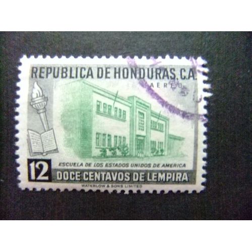 109 République Du Honduras 1956 / École Des États-Unis D'Amérique / Yvert Pa 233 Fu