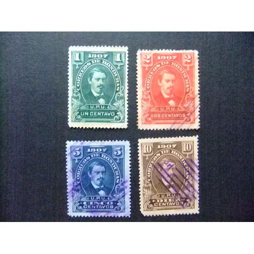 109 République Du Honduras 1907 / U.P.U. Président José Medina / 100 / 103 Fu