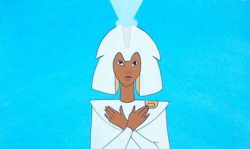 Cellulo Original Les Mondes Engloutis Anime Cel Arkana 1984