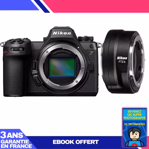 Boitier Nikon Z6 III + FTZ II + Ebook 'Devenez Un Super Photographe'
