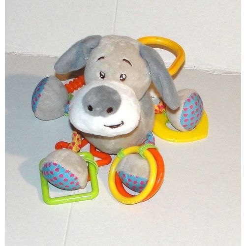 doudou chien d'éveil vibrant peluche auchan