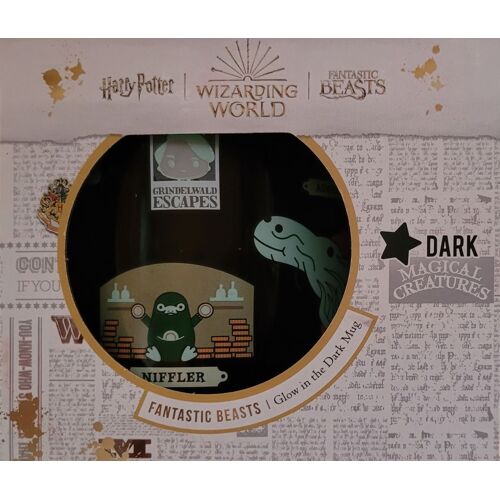 Tasse Mug 300ml Noir Fantastic Beasts Harry Potter Animaux Fantastiques Phosphorescent