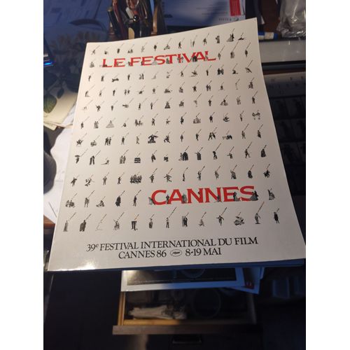 Programme Officiel Festival Cannes 1986
