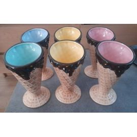 Lot De 6 Coupes À Glace