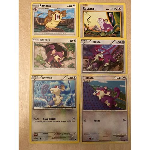 (2704) Rattatac + 5x Rattata (Pokemon) 