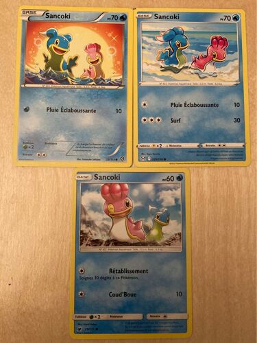(2765) 3x Sancoki (Pokemon) 