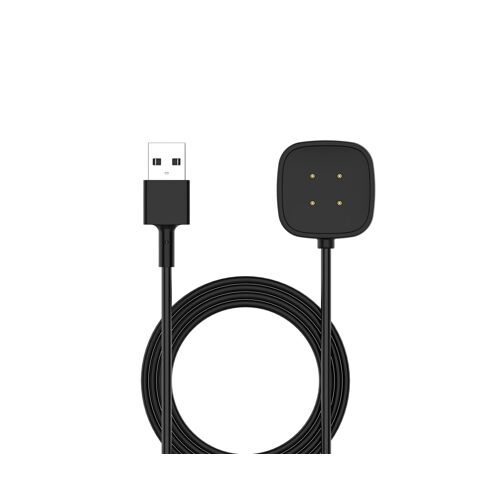 Chargeur Magnétique Portable Pour Fitbit Versa Et Sense ¿ Câble Usb De 30 Cm, Chargement Sécurisé, Design Compact