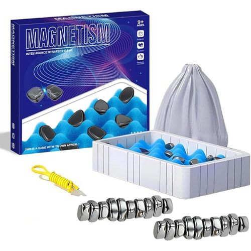 Jeu D'échecs Magnétique, Jeu De Société Multijoueur, Nouveau Jeu De Société Familial, Plateau Portable, Fournitures De Fête Pour Enfants Et Adultes (Version Éponge)