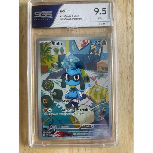 Carte Pokémon Riolu Gradée 