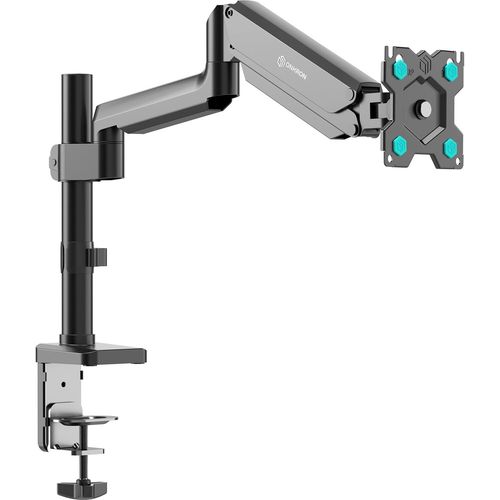 Bras Ecran PC de 13-34 Pouces Poids de 12 kg, Support Ecran PC Bureau Ressort à Gaz avec VESA 75x75 & VESA 100x100 - Support Moniteur Bureau Plein Mouvement Noir, G75-B