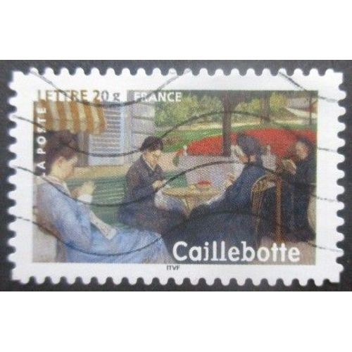 France Autoadhésif N°74 Tableau De Caillebotte Oblitéré