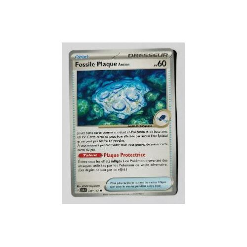 Pokémon Fossile Plaque Ancien 129 / 142 Ev07 Courrone Stellaire