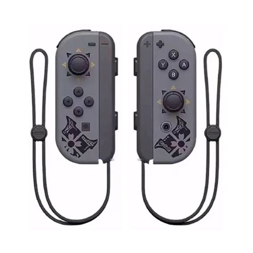 Manette De Jeu Sans Fil Compatible Avec La Manette Joy-Con De La Nintendo Switch (Modèle Hunter Gris, Avec Sangle Joy-Pad)