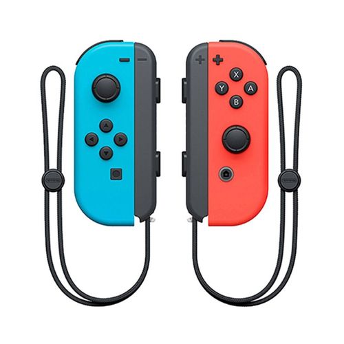 Manette De Jeu Sans Fil Compatible Avec La Manette Joy-Con De La Nintendo Switch (Bleue Et Rouge, Avec Sangle Joy-Pad)