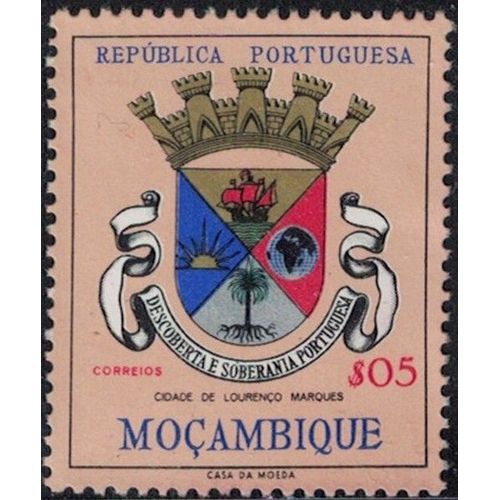 Mozambique 1961 Armoiries Blason Cidade De Lourenço Marques Y&T Mz 462 Rp388