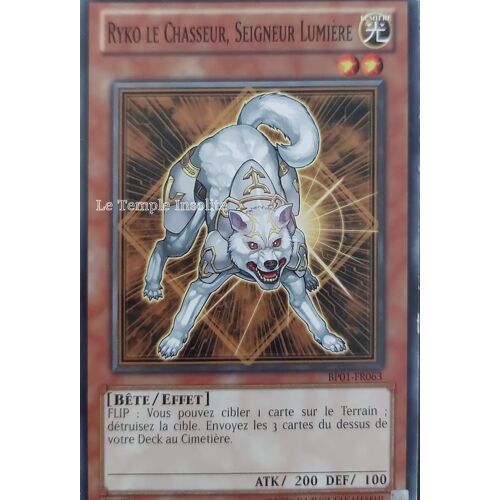 Carte Yu-Gi-Oh : Ryko Le Chasseyr, Seigneur Lumière Pb01-Fr063