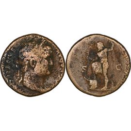 Rome - Sesterce - Hadrien - 126 Ad - Neptune Le Pied Sur Une Proue - Ric.635 - 25-323