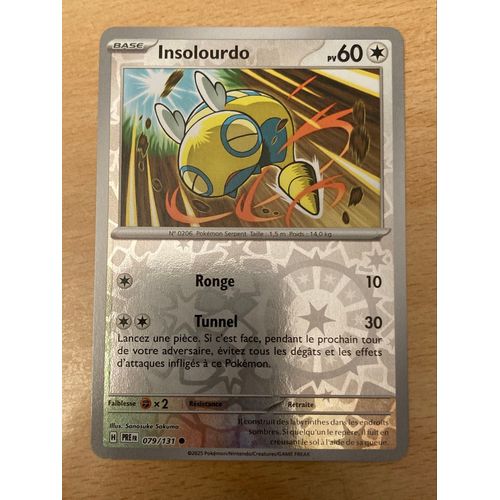 (1222) Insolourdo 79/131 Pokemon 