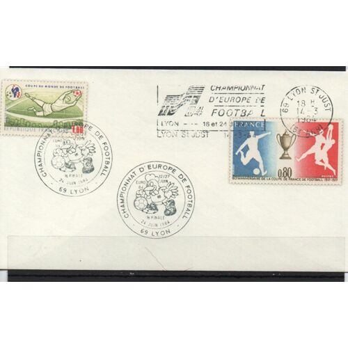 France Enveloppe Football 1984