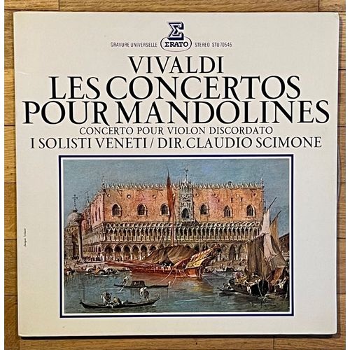 Vivaldi-Les Concertos Pour Mandolines-33t-(Voir Détails Plus Bas)