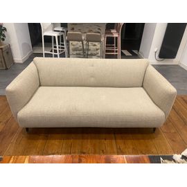 Canapé Modena De Chez Boconcept Tissu Lazio Beige, Structure Laquée Noir Mat