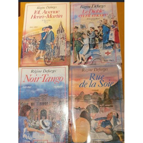4 Tomes De La Série La Bicyclette Bleue - Régine Deforges