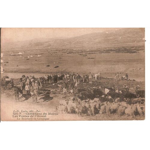 Maroc - Carte Postale De 1915 - La Boucherie De Campagne
