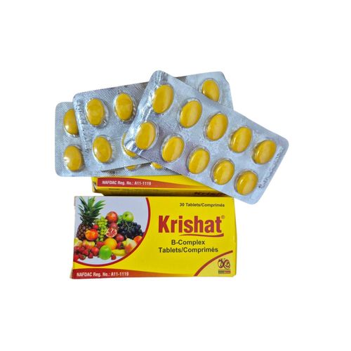 Krishat B-Complex Tablets/Comprimés Gros Fesses Rapide 
