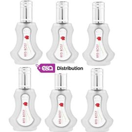 Lot De 6 Parfums Red Rose De Al Rehab ? 35ml 