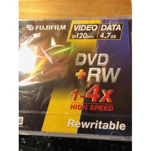 DVD+RW 4,7 GB rewritable FUJI