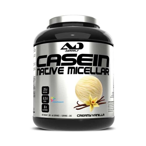 Casein Native Micellar (2kg)|Vanille|Caséines|Addict Sport Nutrition