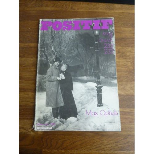 Positif 232/233 De Juillet 1980 - Max Ophuls