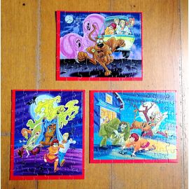 3 puzzles Scooby-Doo! (Scoubidou) complets - MB - Années 90 - Hasbro