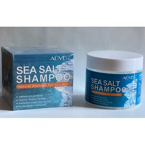 Shampoing Sel De Mer 200g (Env. 60 Lavages) Antipelliculaire, Élimine Le Psoriasis, Dermatite Seborrheique. Améliore La Protection, L'hydratation Capillaire. Citron. 